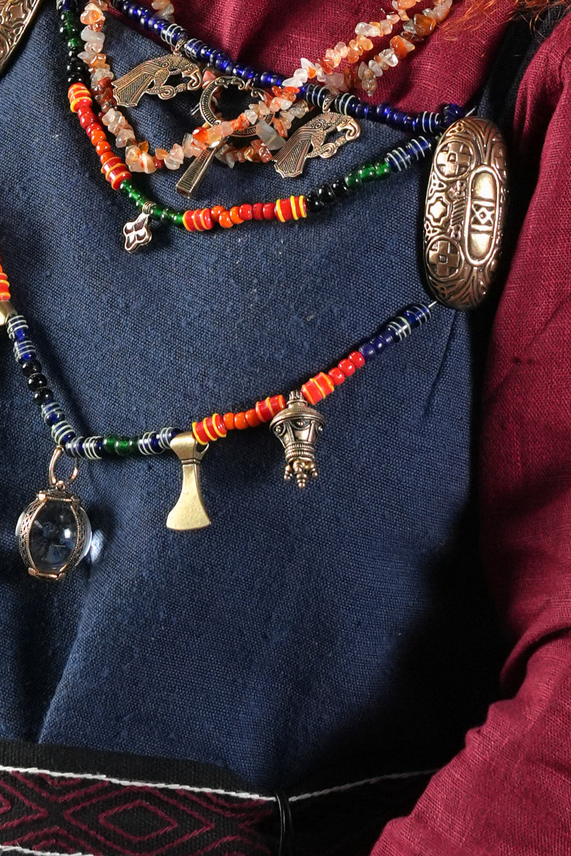 Pendente germanico “berlock”, bronzo