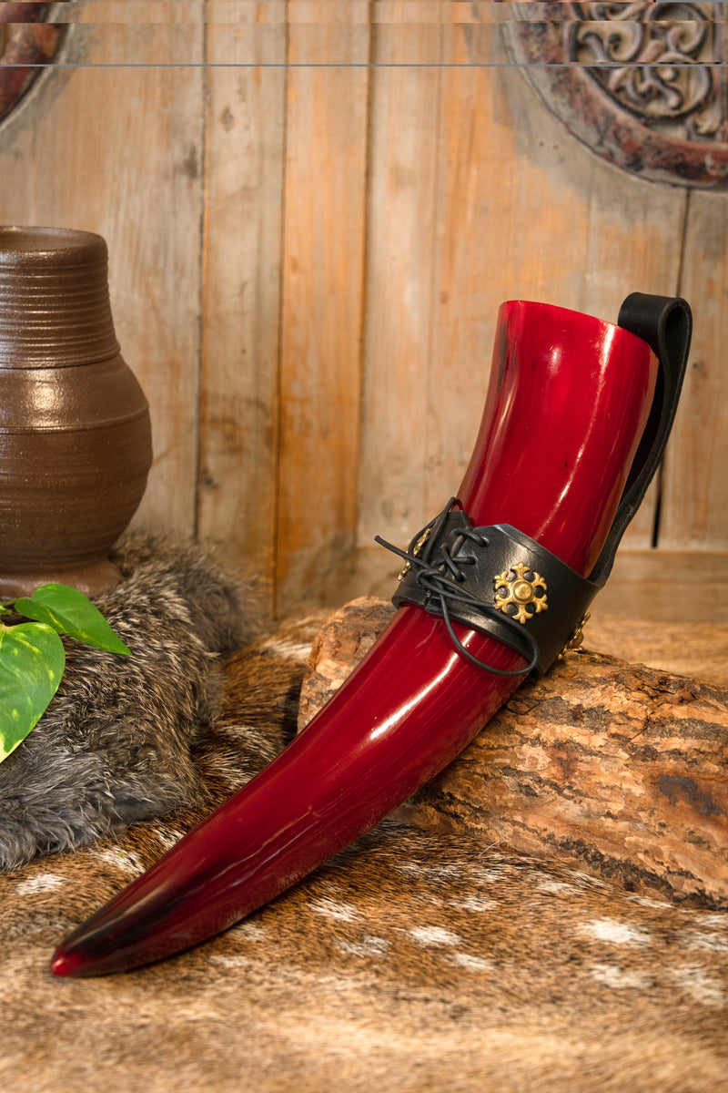 Corne à boire démoniaque avec support de luxe, 300–500 ml