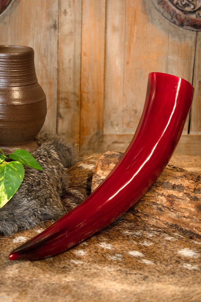 Duivelse drinkhoorn met luxe drinkhoornhouder, 300-500 ml