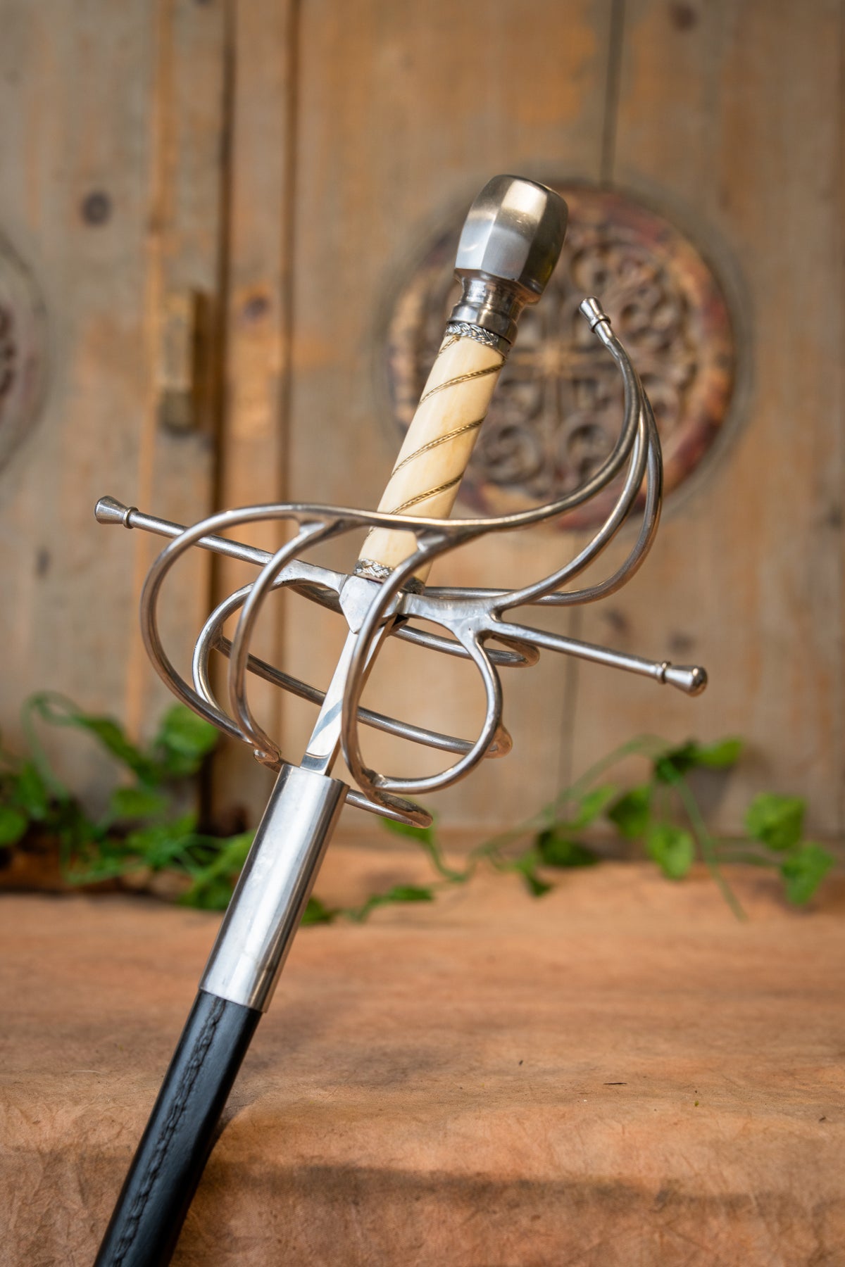 Rapier Dumas with scabbard, semi-sharp