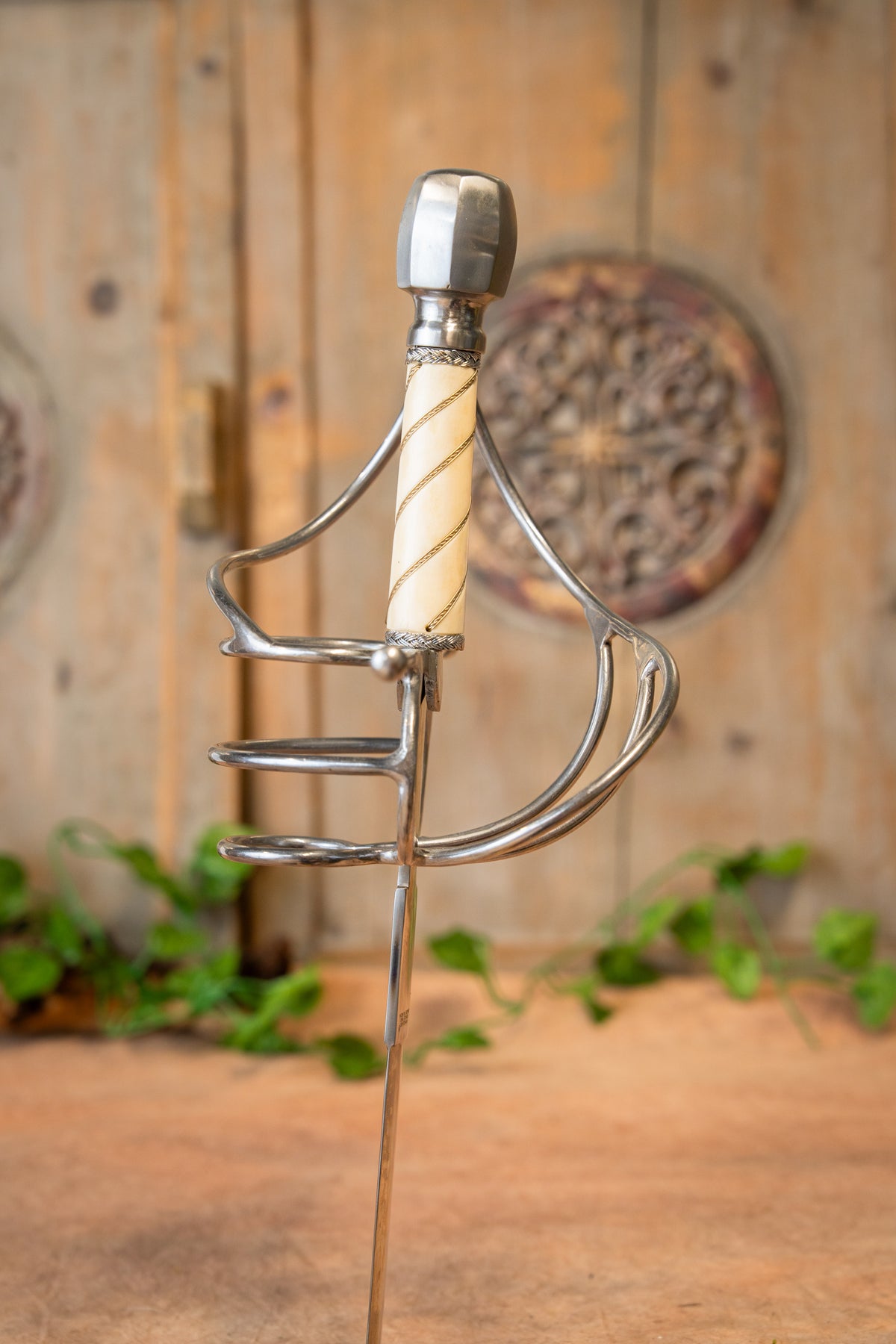 Rapier Dumas with scabbard, semi-sharp