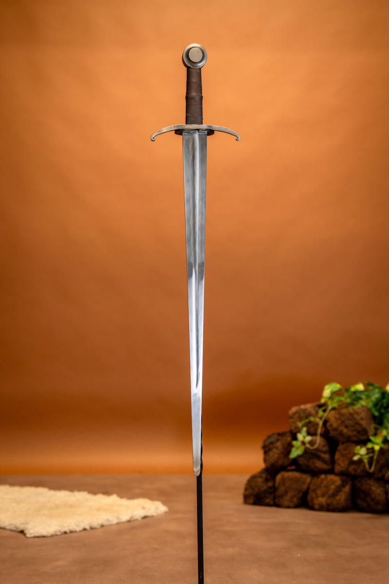 Middelalderligt sværd Oakeshott type XIV, battle-ready, sløvt