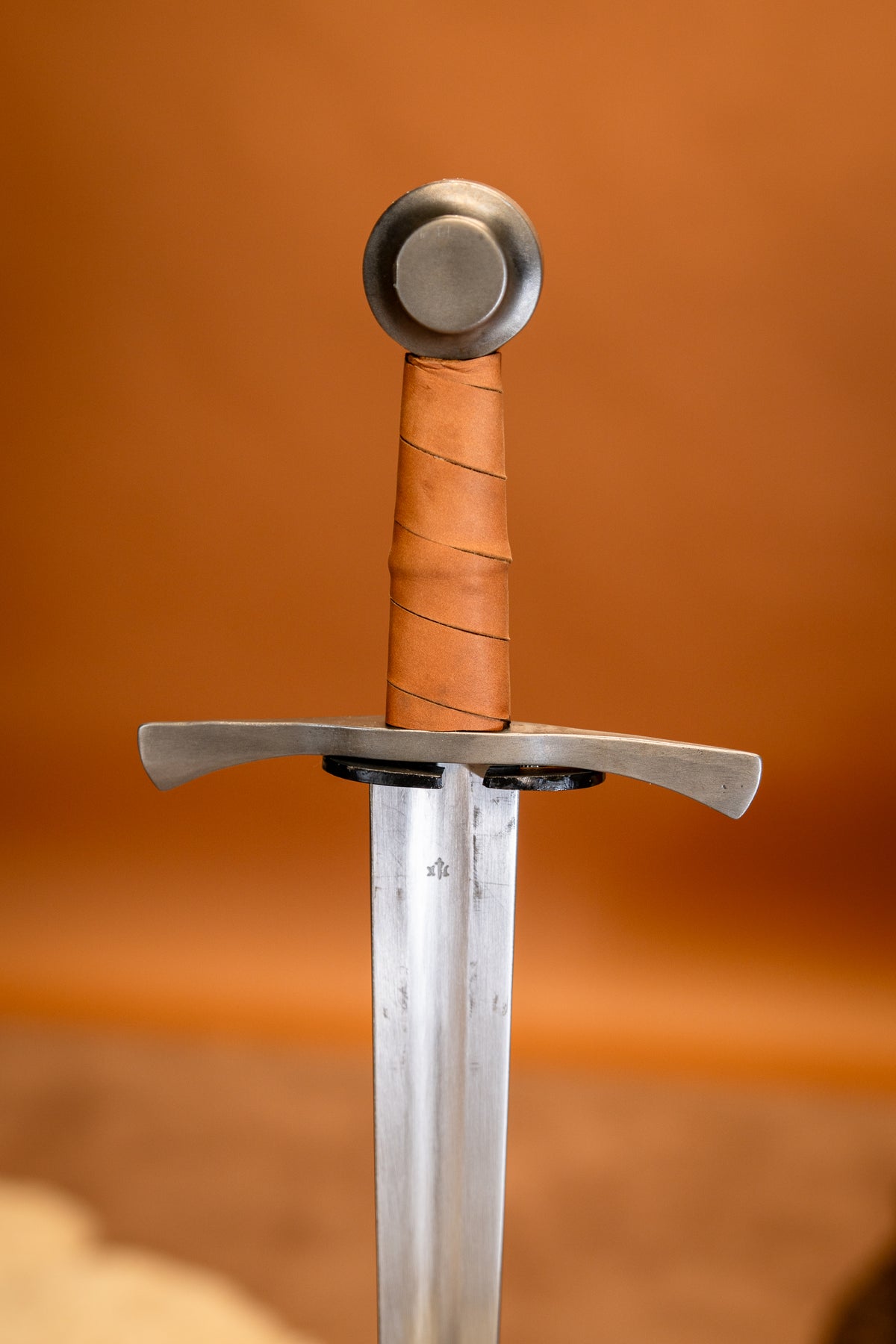 Reenactment Bogenschützen Schwert, stumpf battle ready