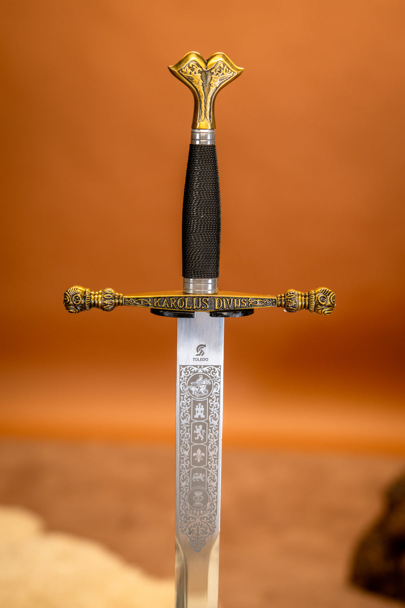 Épée de Charles Quint avec fourreau, semi-tranchant