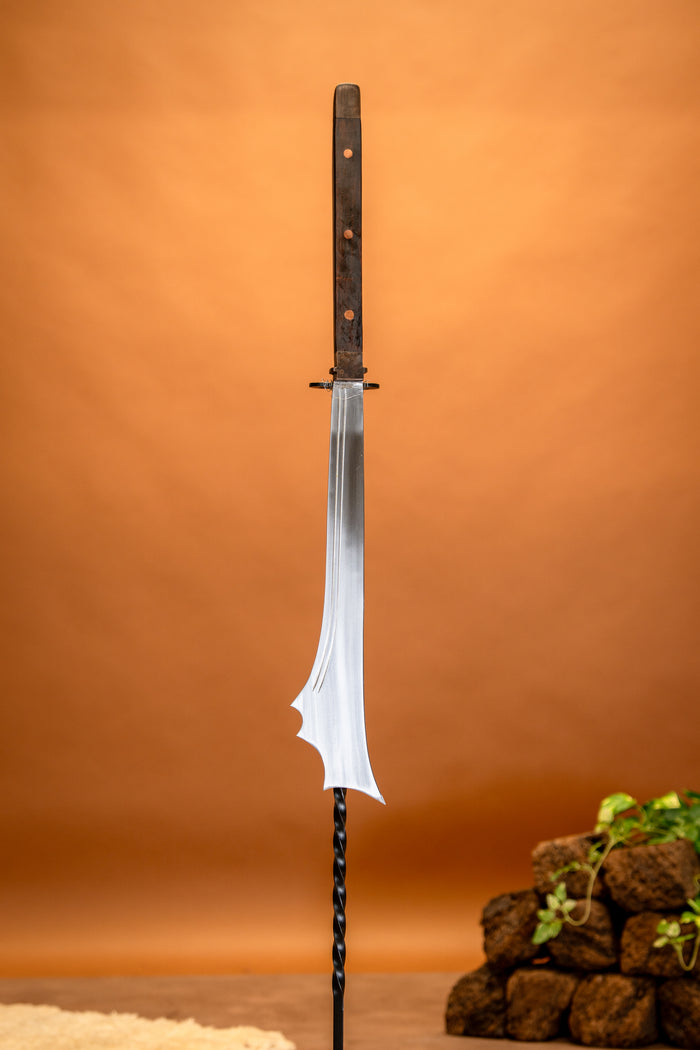 Falchion Maciejowski Bijbel, scherp