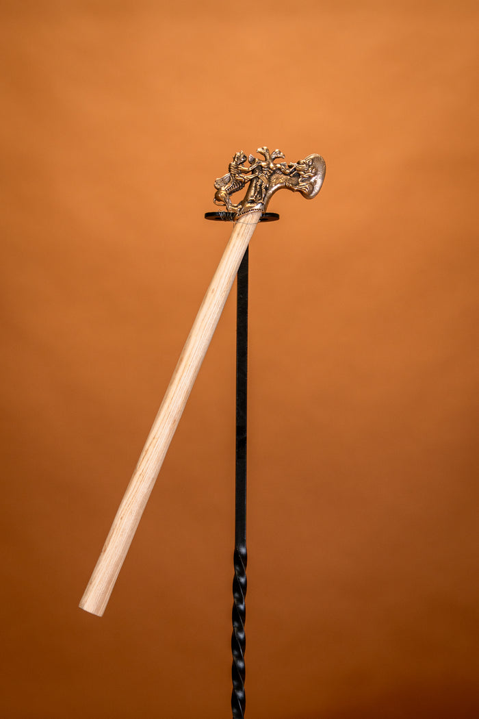 Machado sagaris Scythian, semi-afiado
