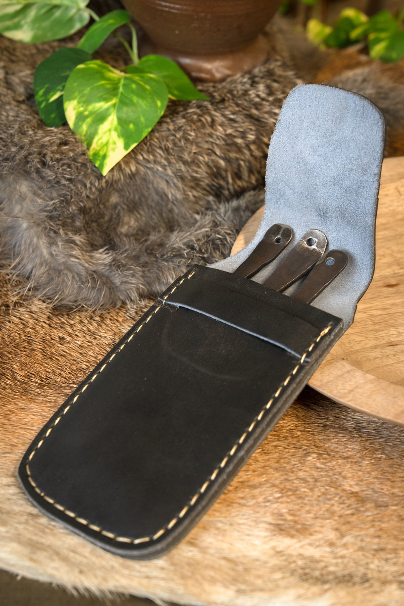 Landsknecht Besteckset mit Hülle, Edelstahl