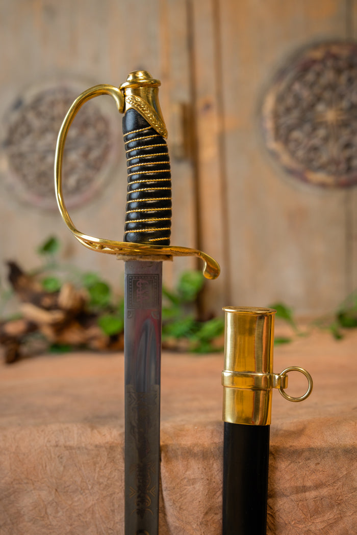 Szabla Konfederacji z wojny secesyjnej, półostra