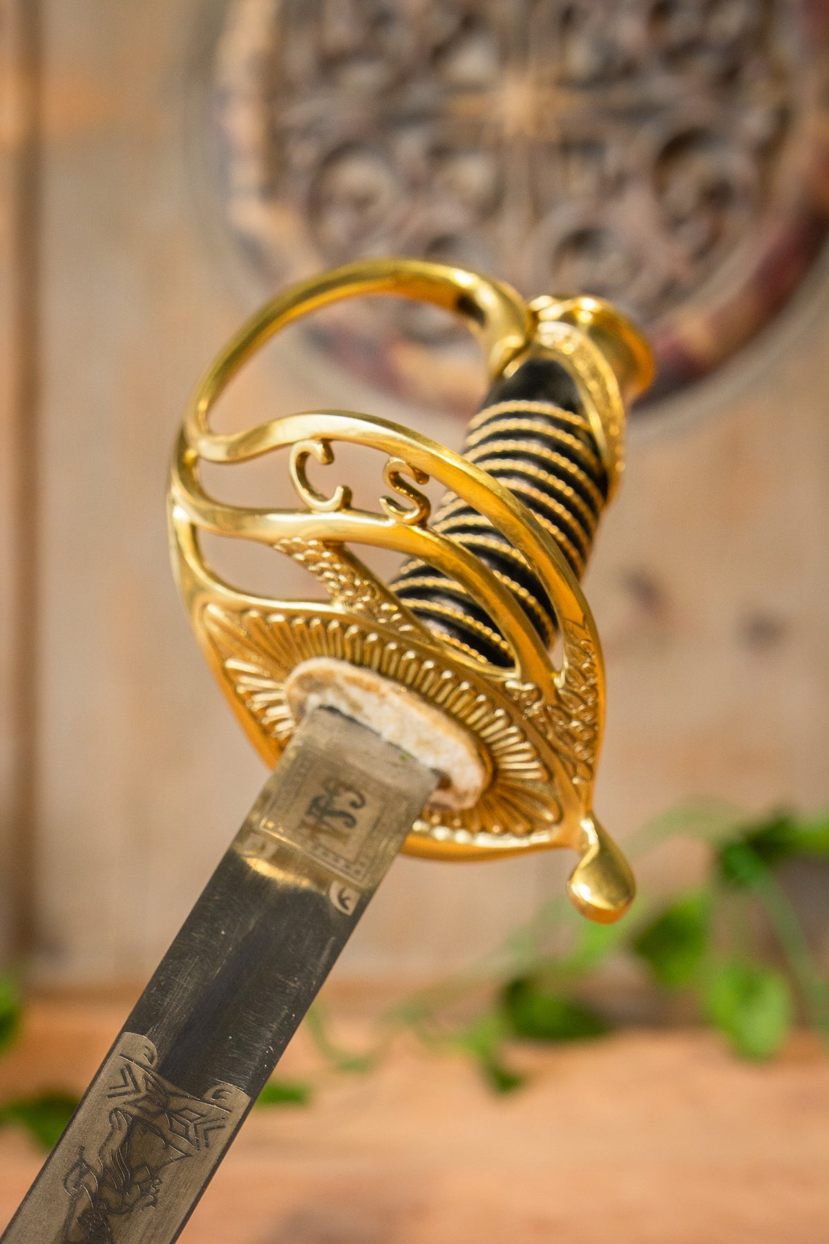 Szabla Konfederacji z wojny secesyjnej, półostra