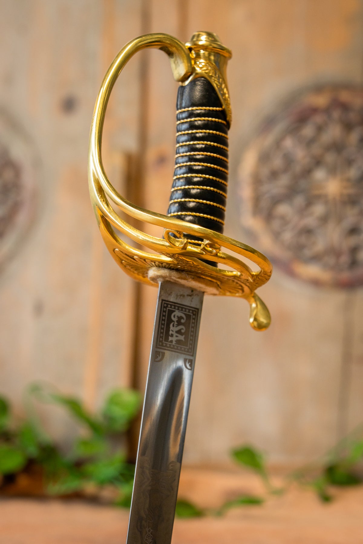 Szabla Konfederacji z wojny secesyjnej, półostra