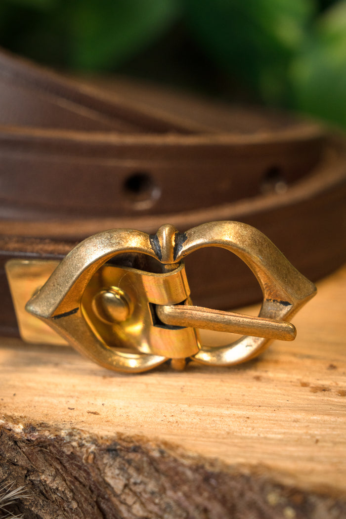 Ceinture du XVe siècle Warwick, 151 cm, brune