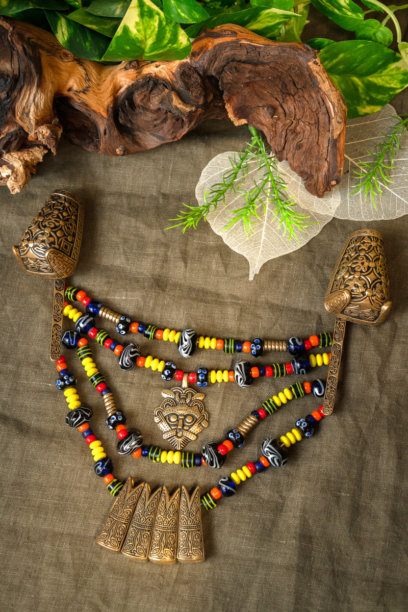 Cuenta de vidrio vikinga Gotland, 5 unidades