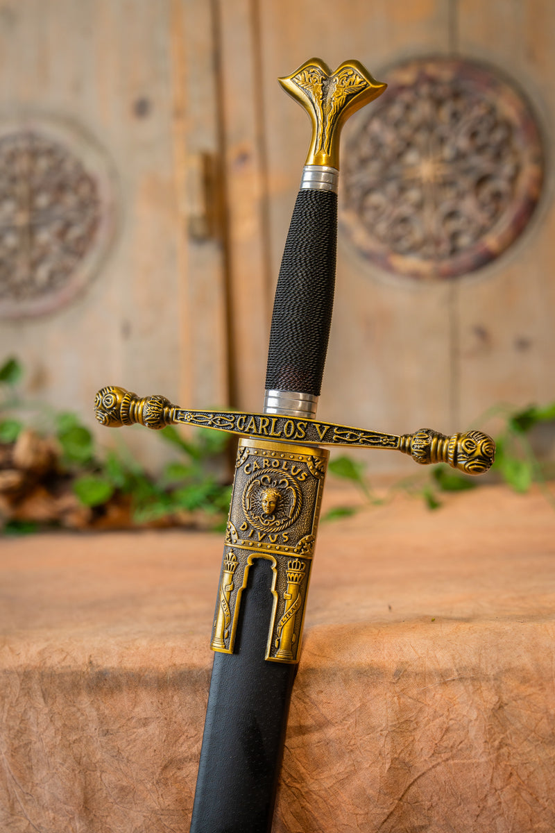 Épée de Charles Quint avec fourreau, semi-tranchant