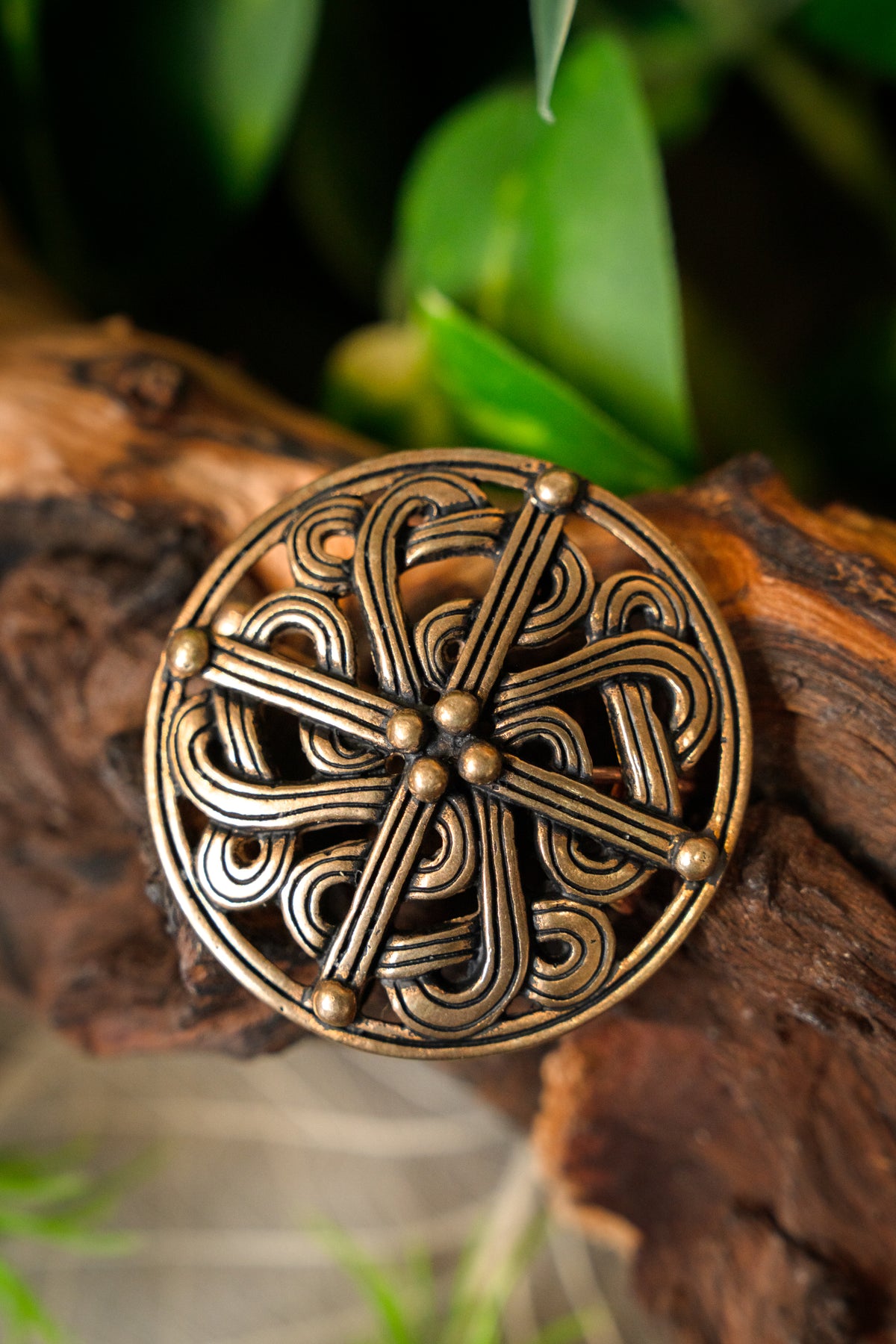 10. århundredes vikingebroche, bronze