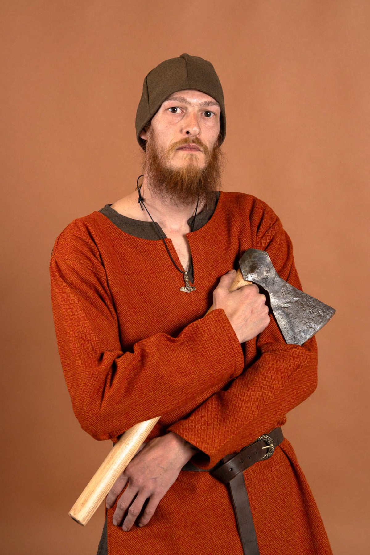 Wikiński topór, stal kuta ręcznie, typ F, półostry