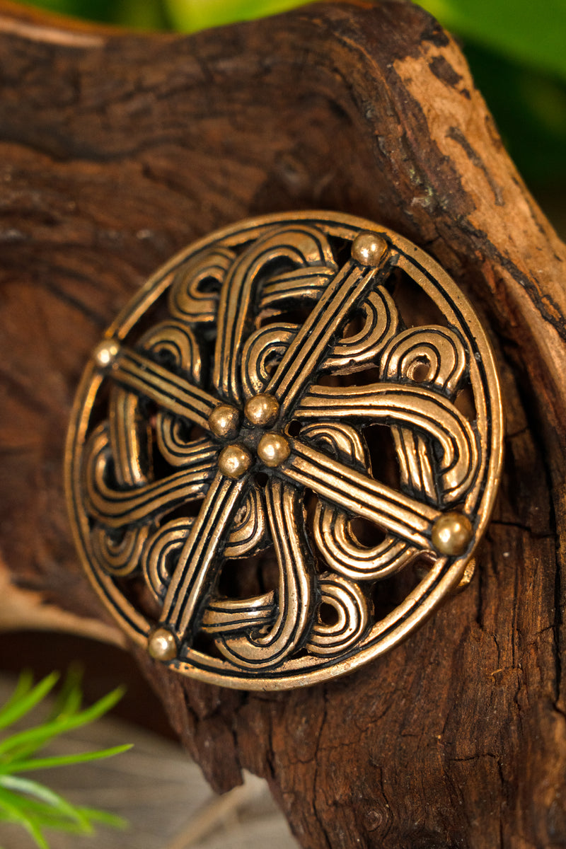 10. århundredes vikingebroche, bronze