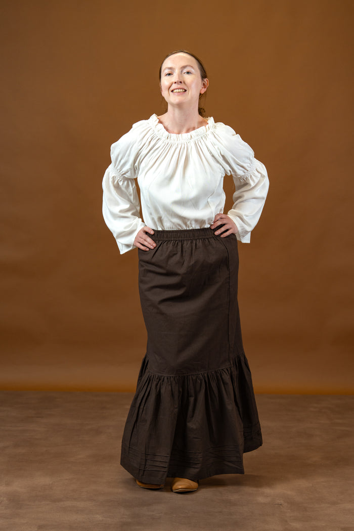 Baroque blouse, wit