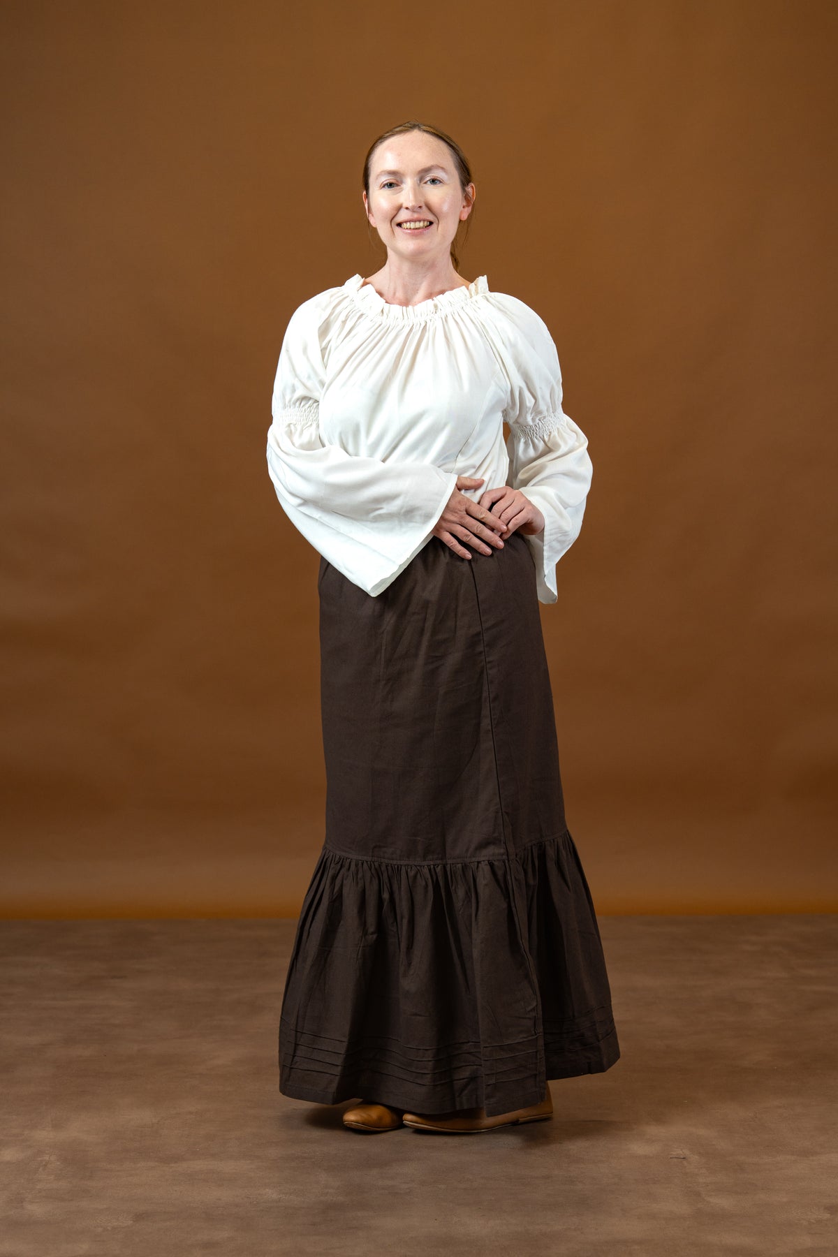 Baroque blouse, wit