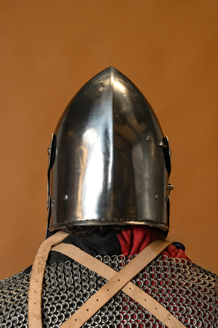 Franse grote bascinet, 2 mm (battle-ready)