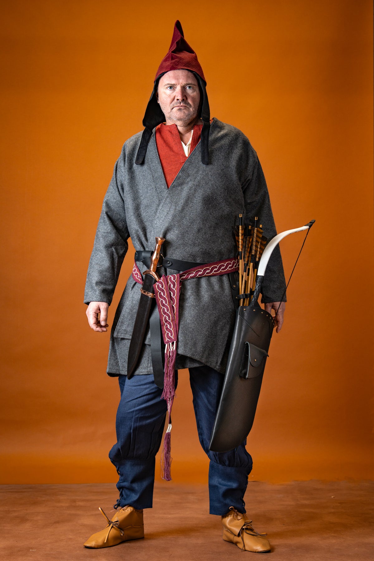 Vikingabyxor Floki, blå