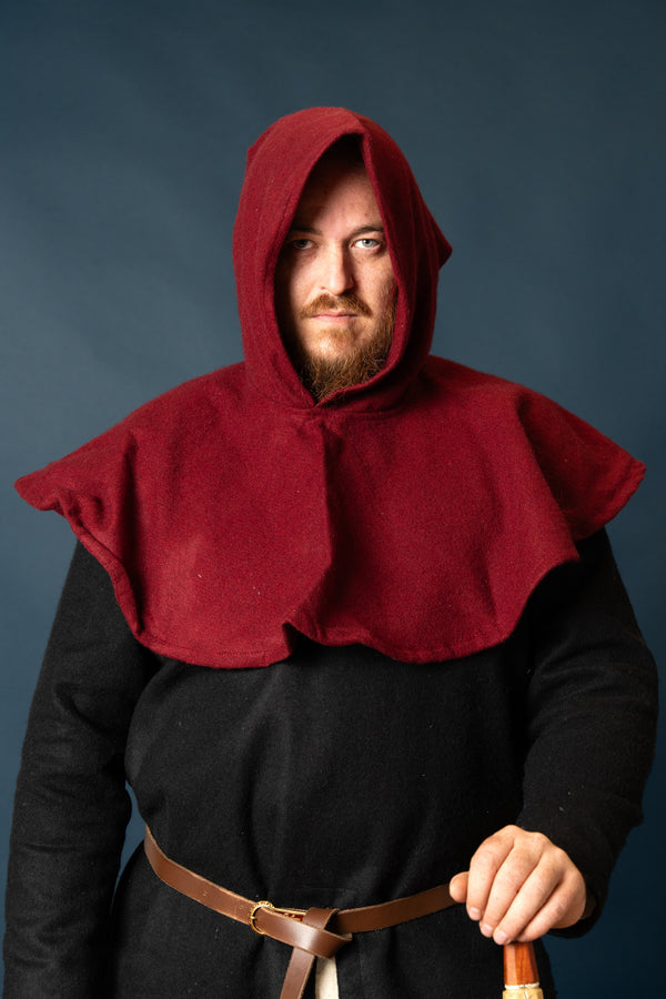 Kaproen Cucullus (rood), wolmix
