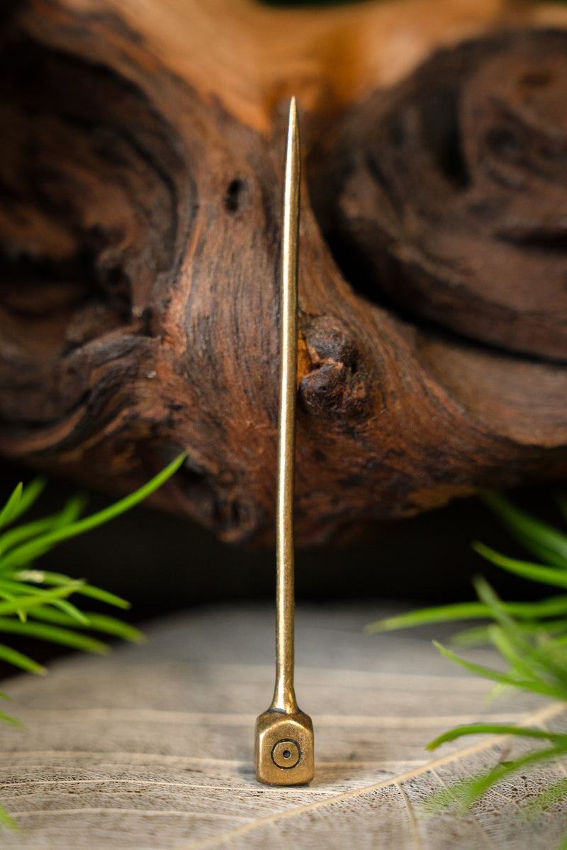 Angelsächsische Schleierpin Staffordshire, Messing