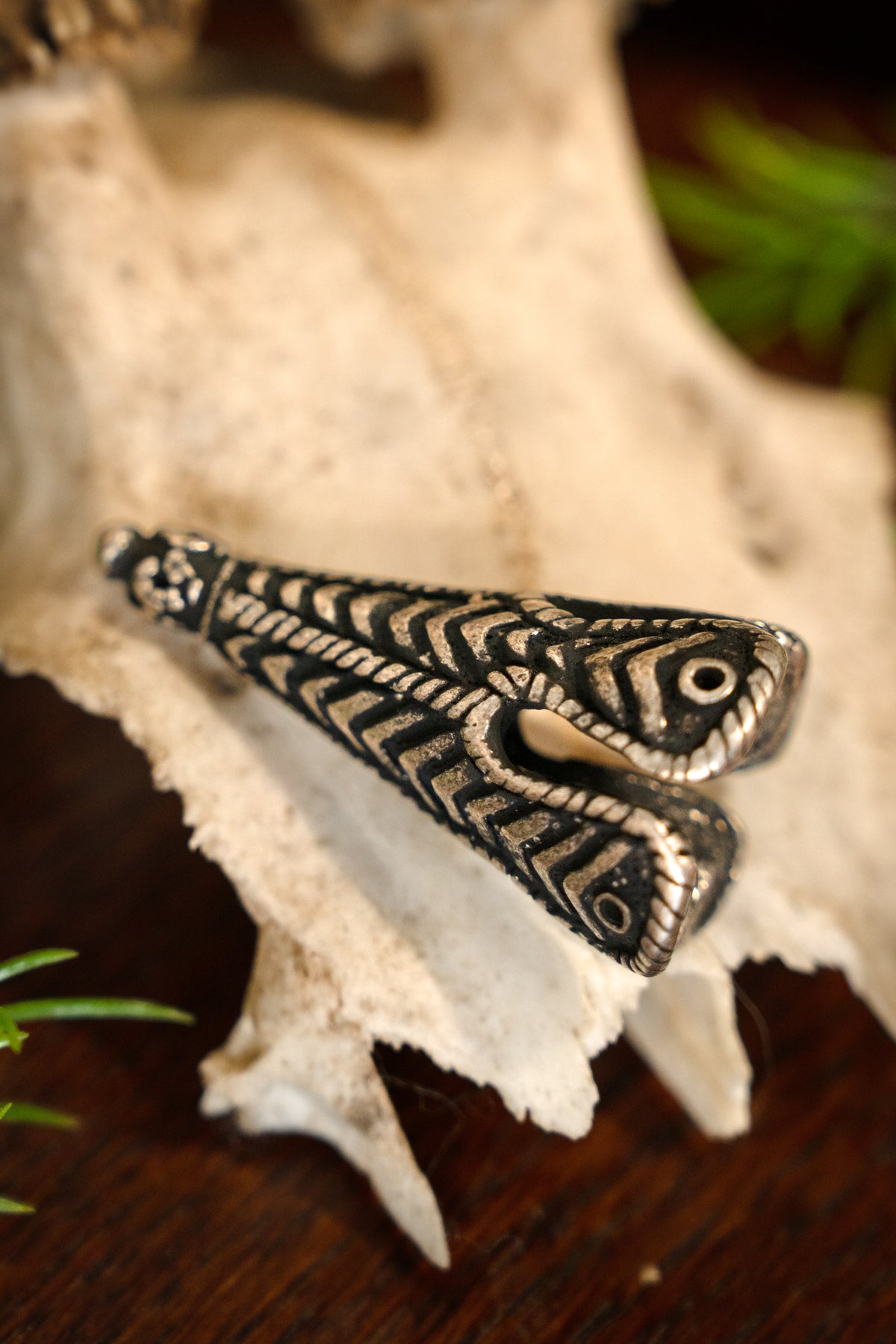 Dekoracja czapki Birka, zamak