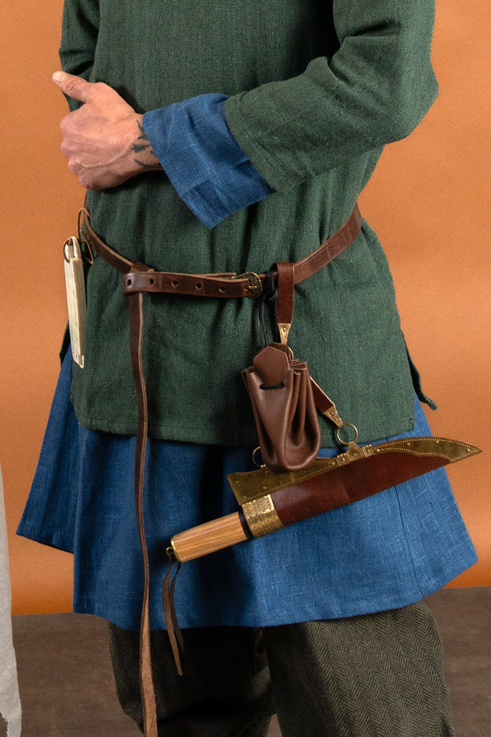 Vikingsax Thingvellir, damaskusstål, semi-skarp