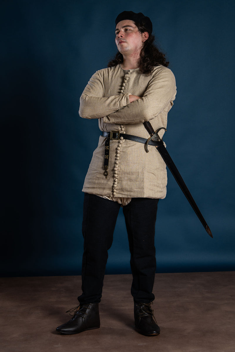 Pourpoint Charles de Blois, 14. Jahrhundert, Leinen, natur