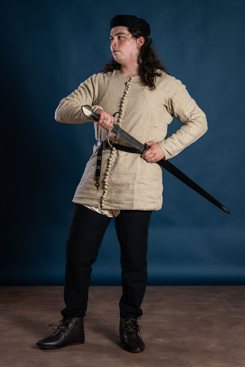 Pourpoint Charles de Blois, 14. Jahrhundert, Leinen, natur