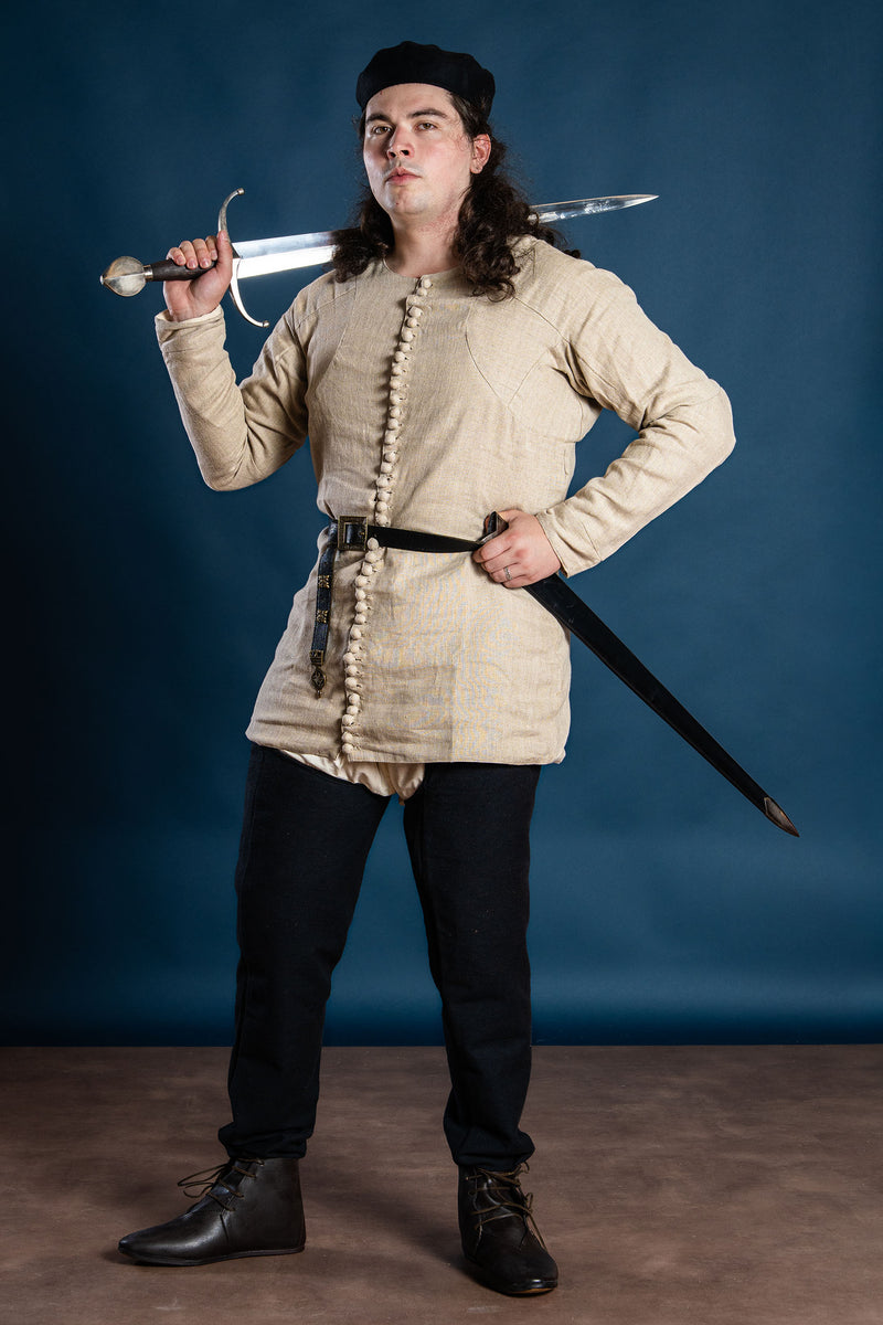 Pourpoint Charles de Blois, 14. Jahrhundert, Leinen, natur