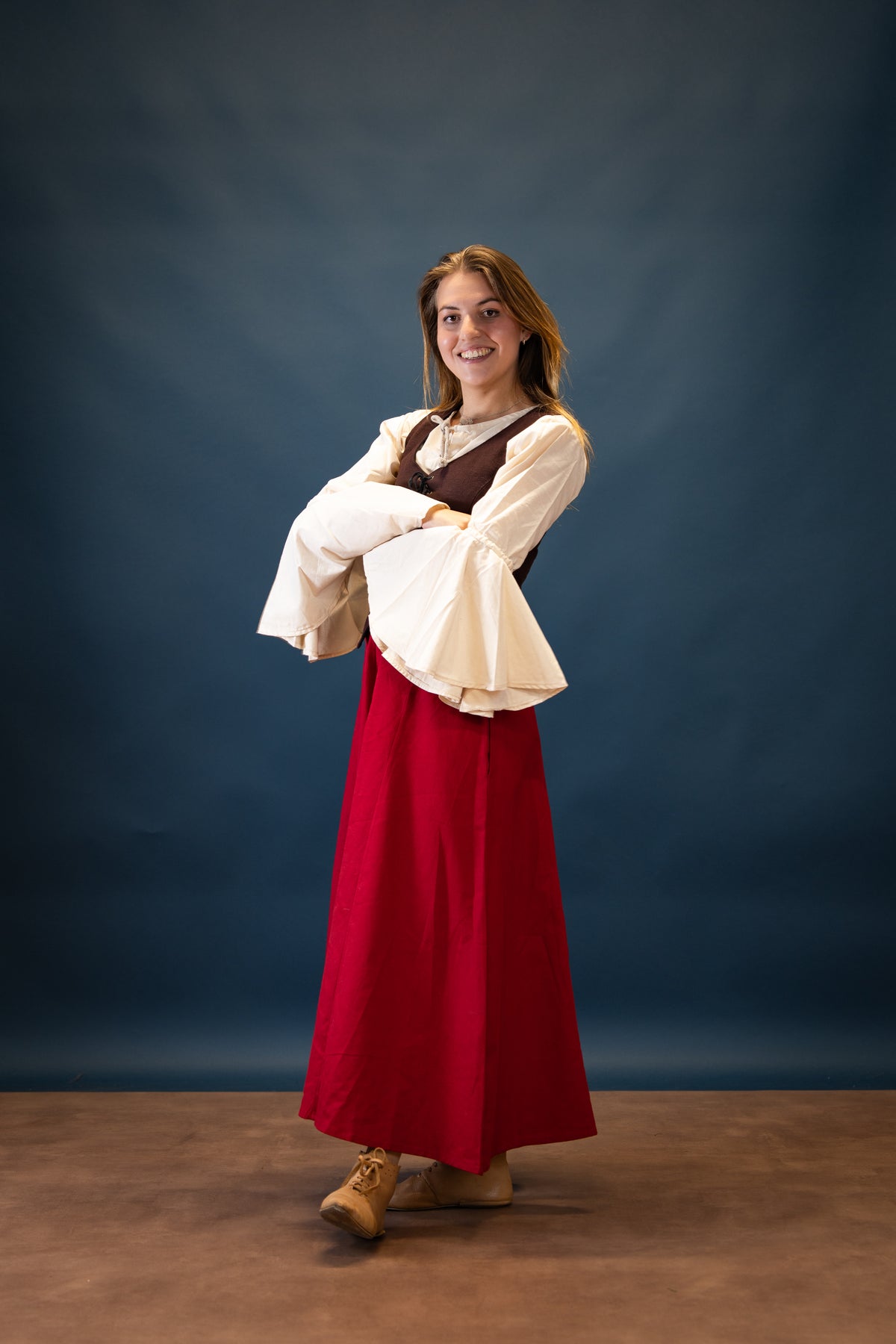 Piraten Blouse Felice, Naturel