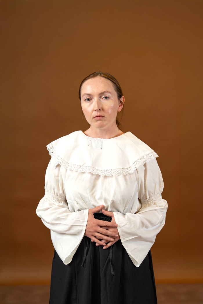 Kołnierz XVII-wieczny Leonard, biały