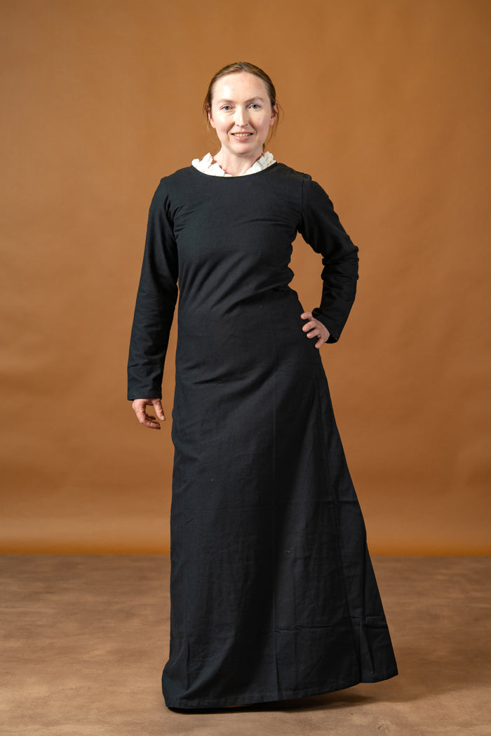 Vestido medieval Freya preto