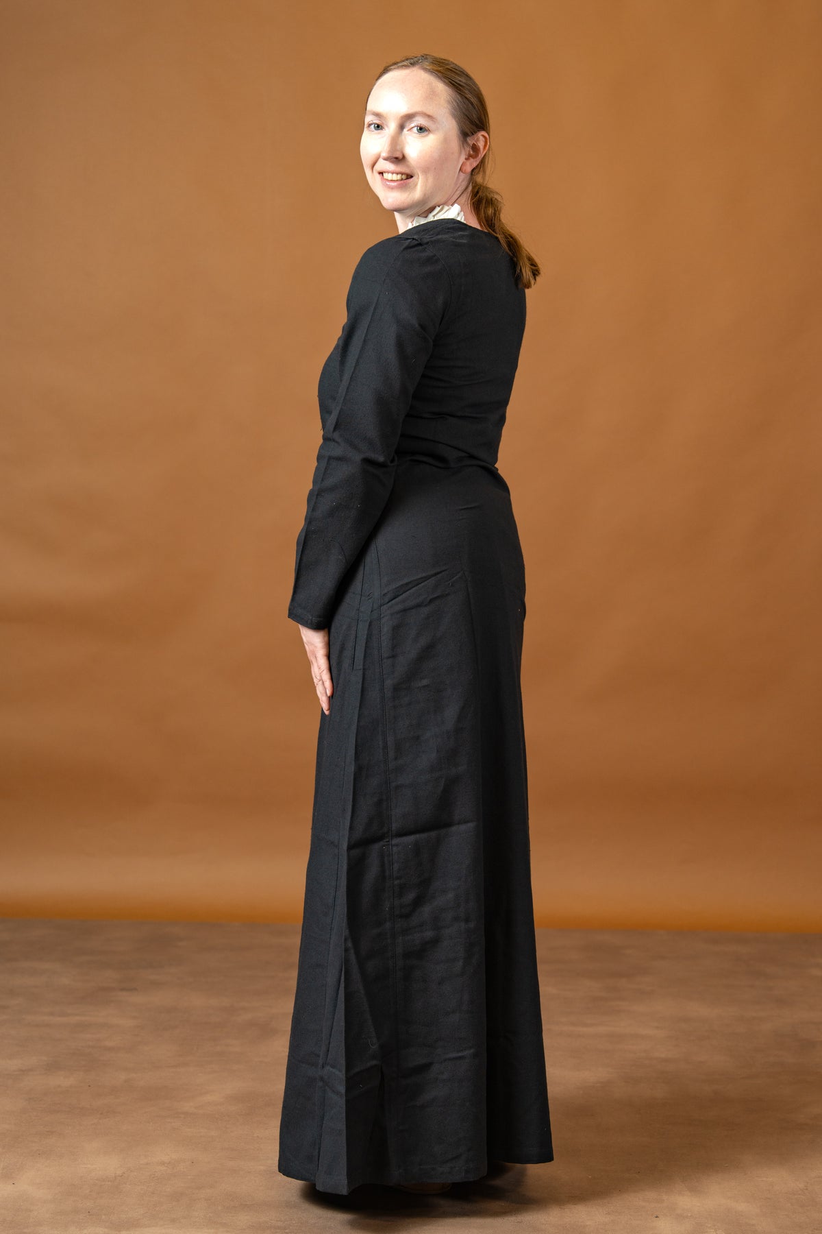 Vestido medieval Freya preto