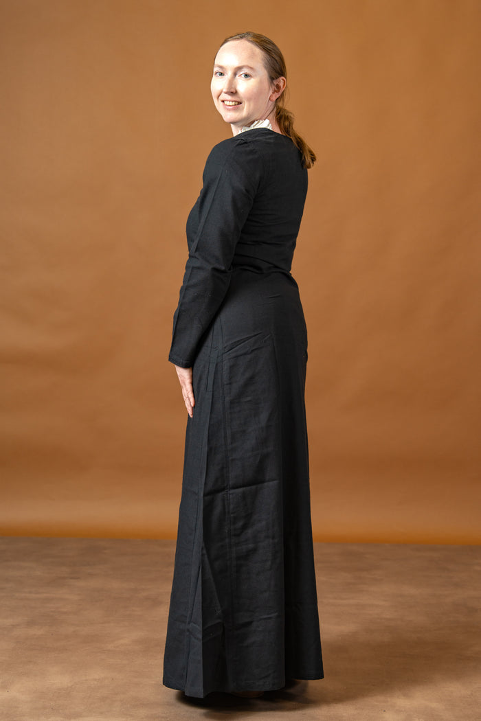 Vestido medieval Freya preto