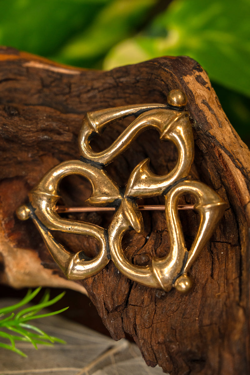 Romersk trompetfibula, bronze