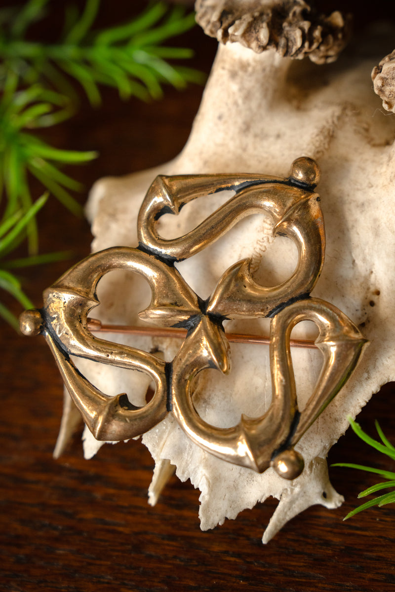 Romersk trompetfibula, bronze