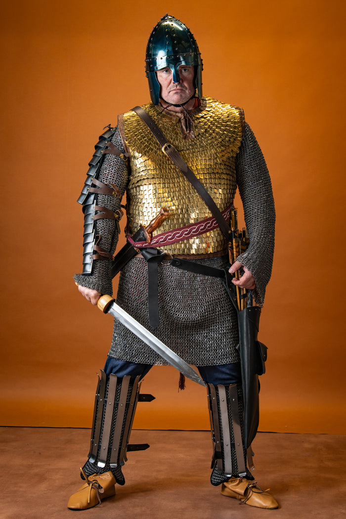 Spartansk Lakonia-sværd, halvskarpt