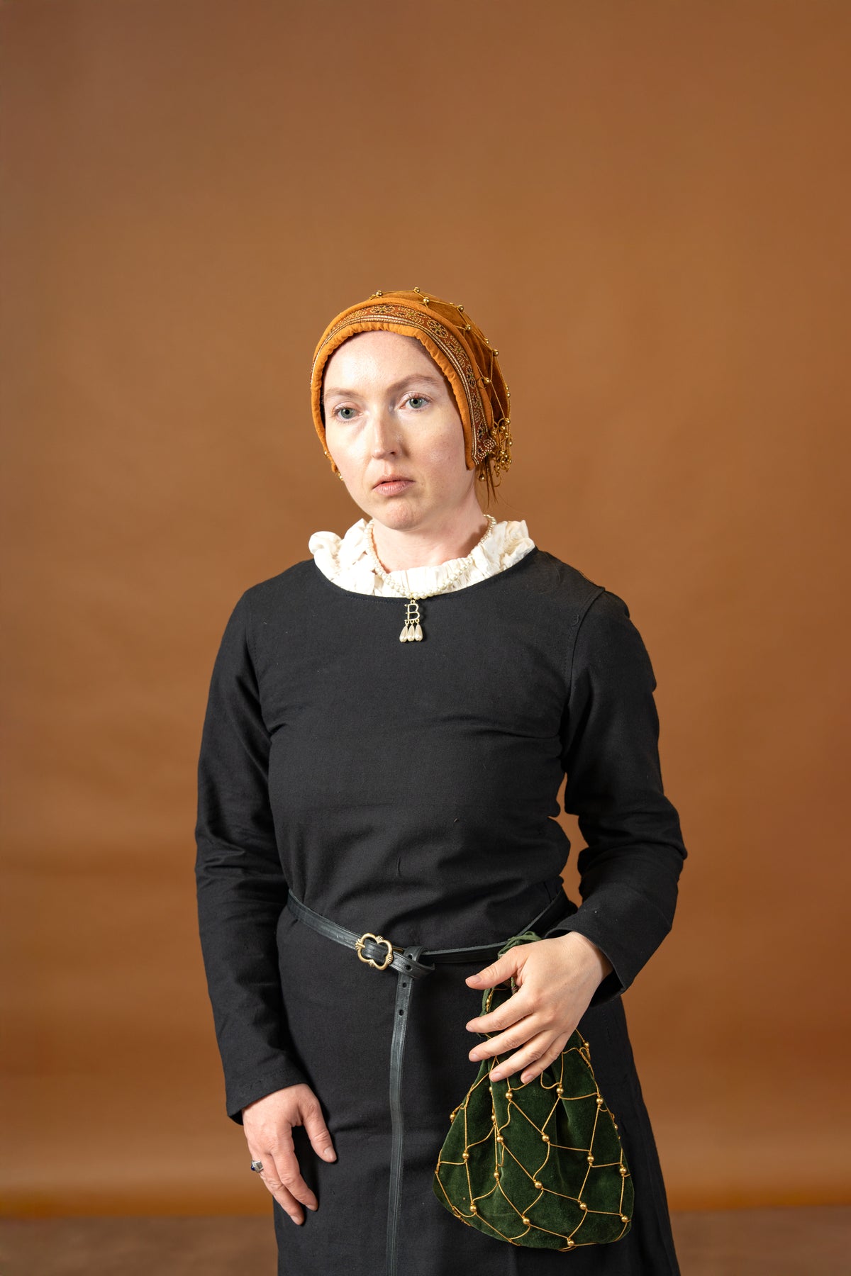 Vestido medieval Freya preto