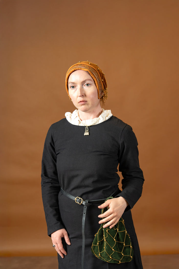 Vestido medieval Freya preto
