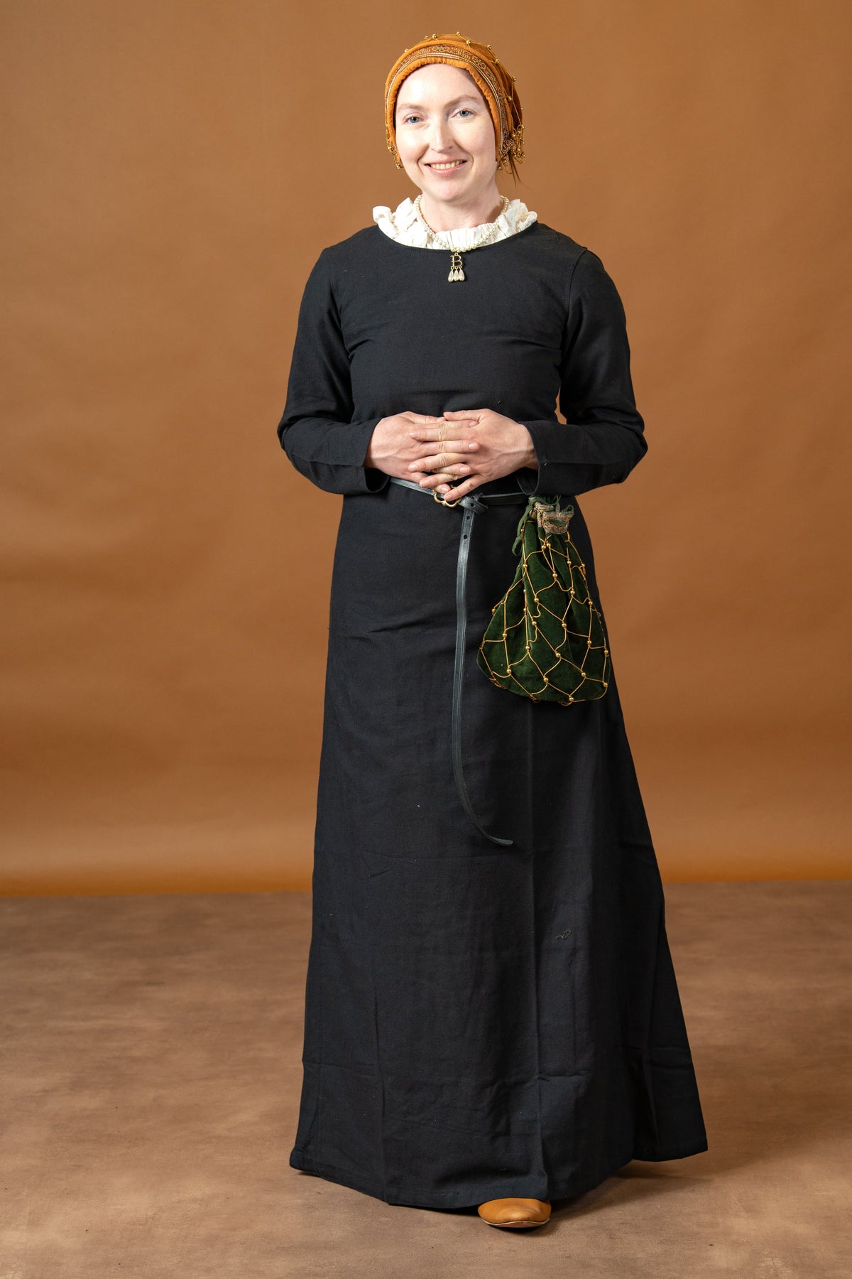 Vestido medieval Freya preto
