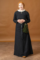 Vestido medieval Freya preto