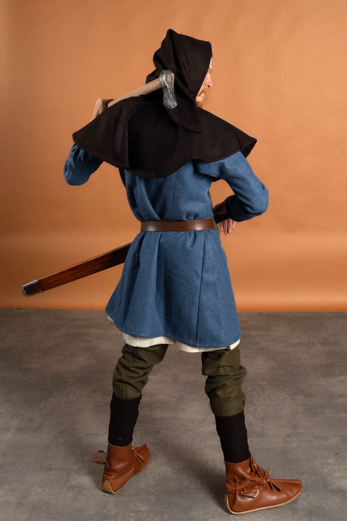 Kapuzenmantel Cucullus, braun, Wollmischung