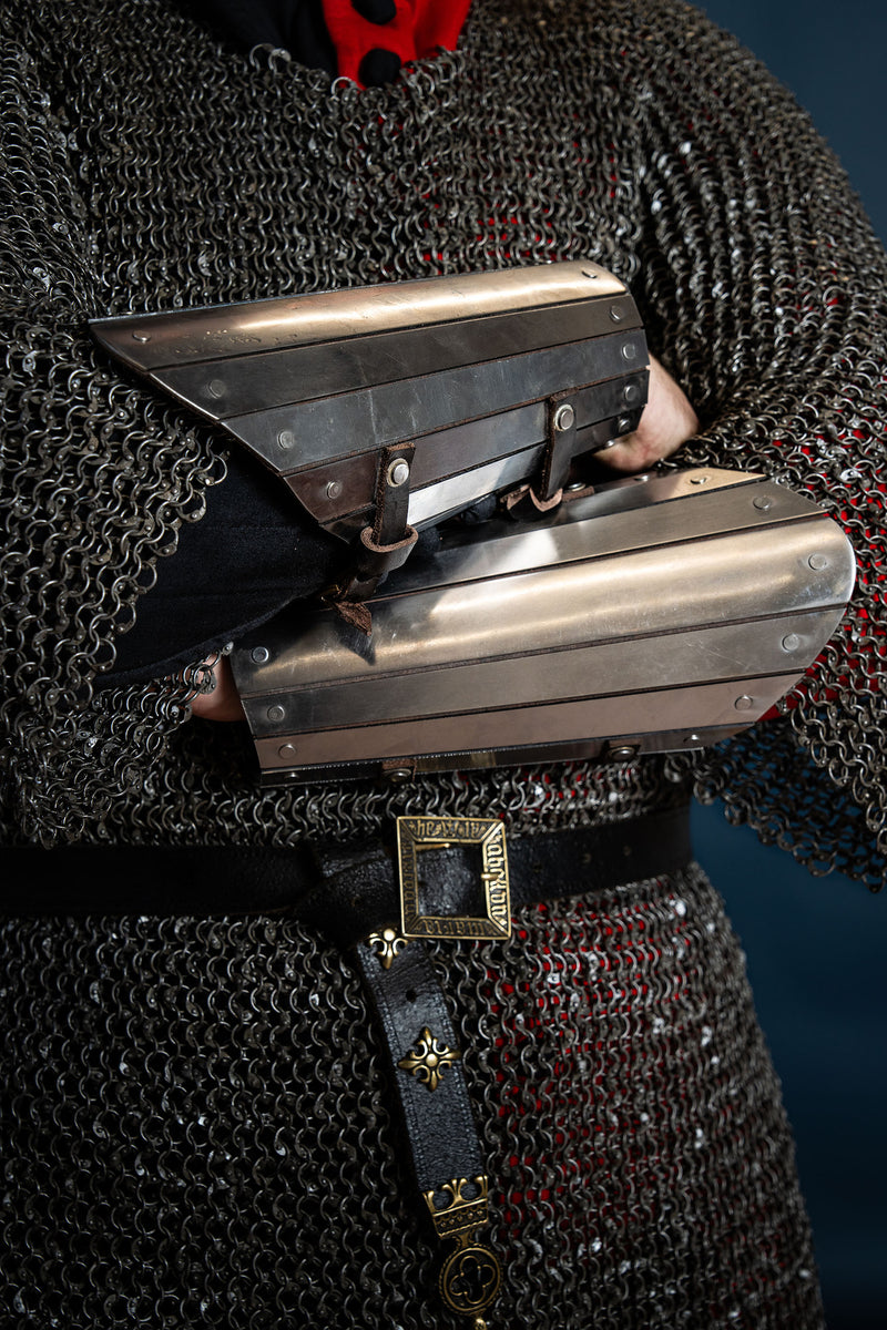 Brazal de acero, protector de antebrazo, 1,6 mm