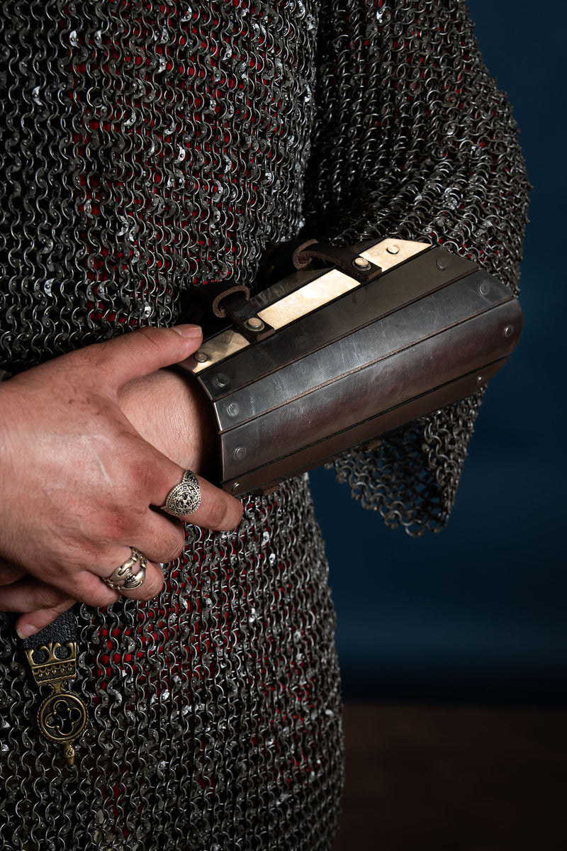 Brazal de acero, protector de antebrazo, 1,6 mm