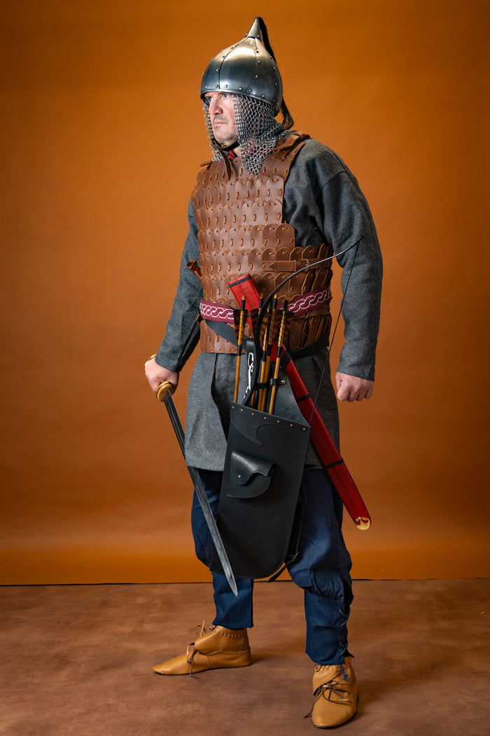 Vikingekaftan Loki (grå), uldblanding