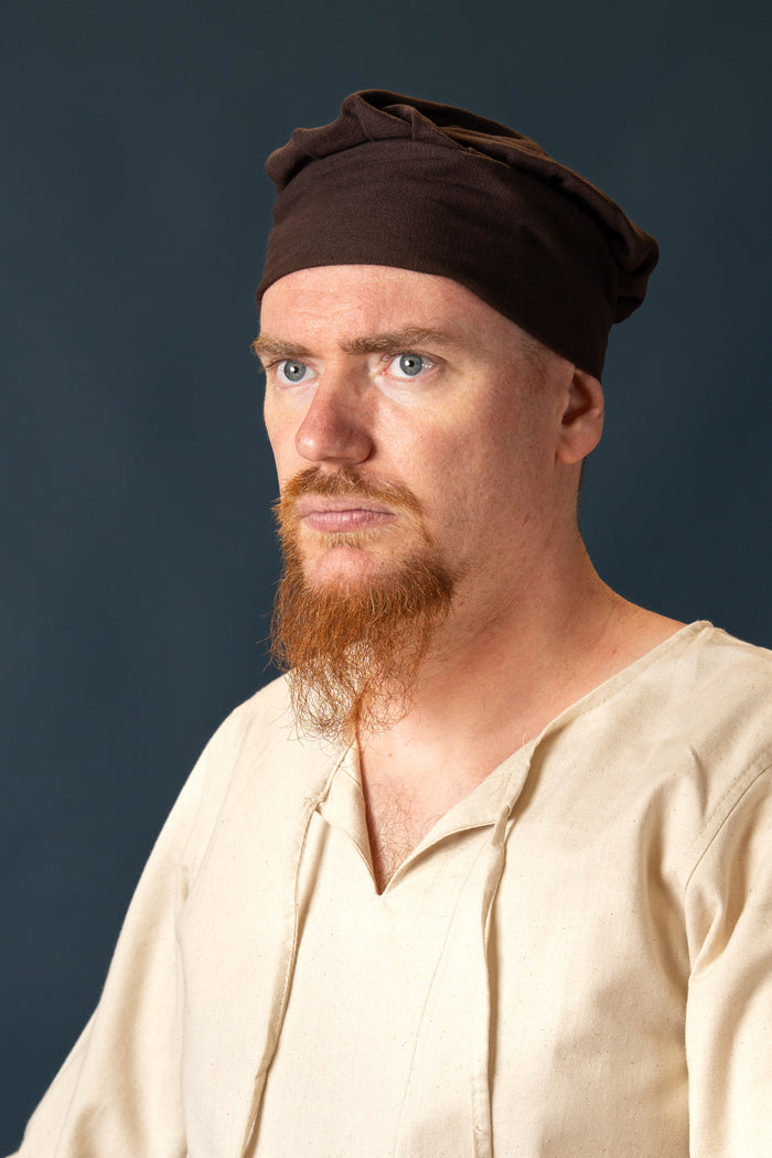 Late medieval cap Armin, brown
