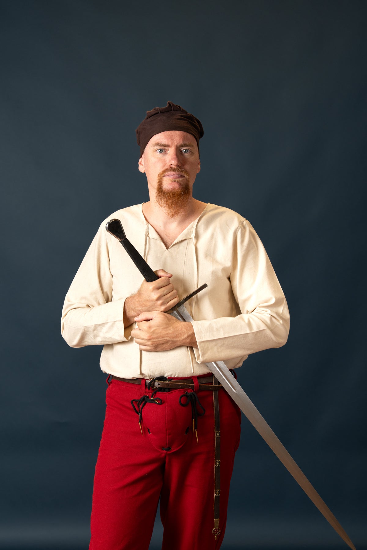 Late medieval cap Armin, brown