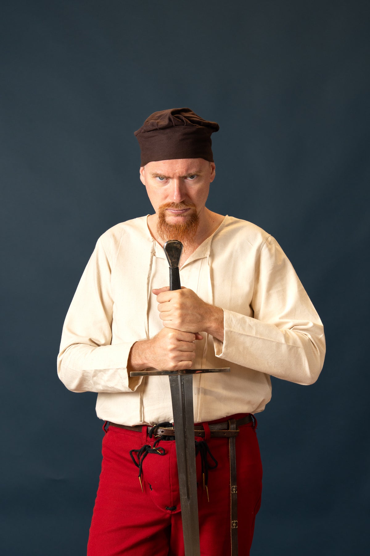 Late medieval cap Armin, brown